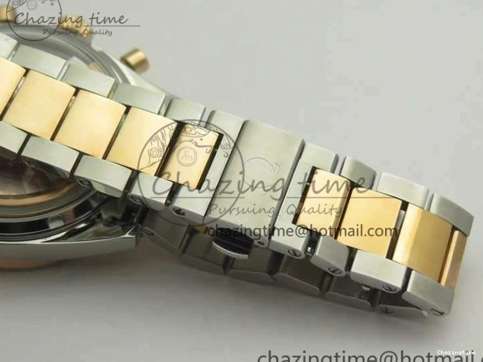 0212 Thermal Speedmaster ’57 Co-Axial SS RG OMF 1:1 Best Edition White Dial On SS RG Bracelet A9300 (Free Leather Strap) 8074